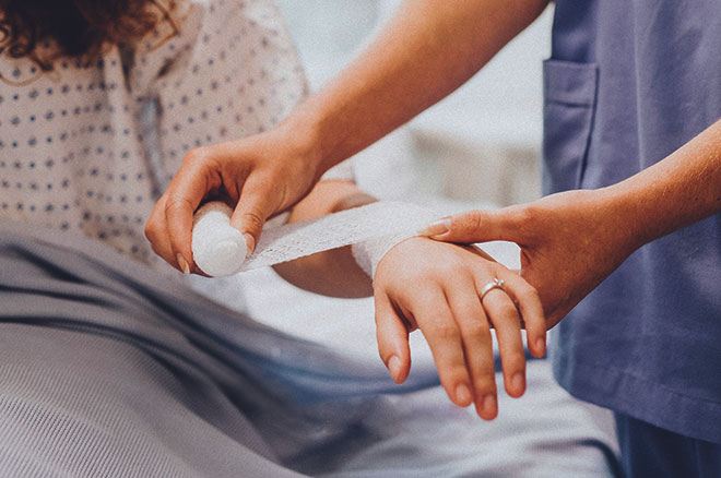 Повязка на руку.