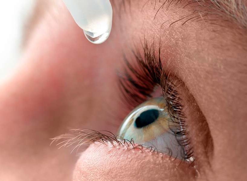 капли для глаз при ожоге глаз