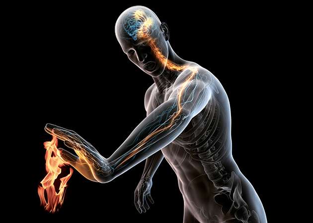 обезболить ожог