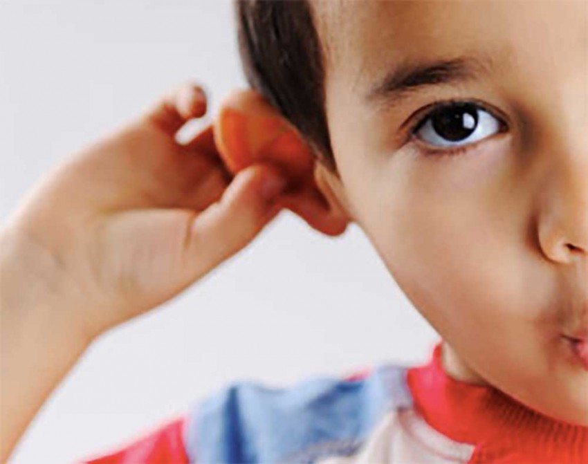 Острый средний отит у детей фото