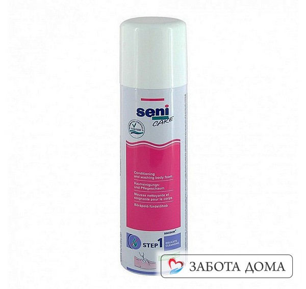Спрей «Сени» (Seni) применяется для очищения кожи у лежачих больных без использования воды и мыла. Сени спрей от пролежней