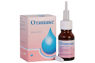 Препарат "Отипакс" Ушные капли
