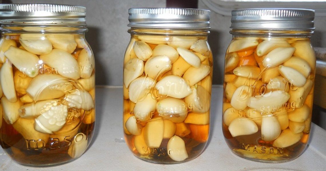 Консервация чеснока