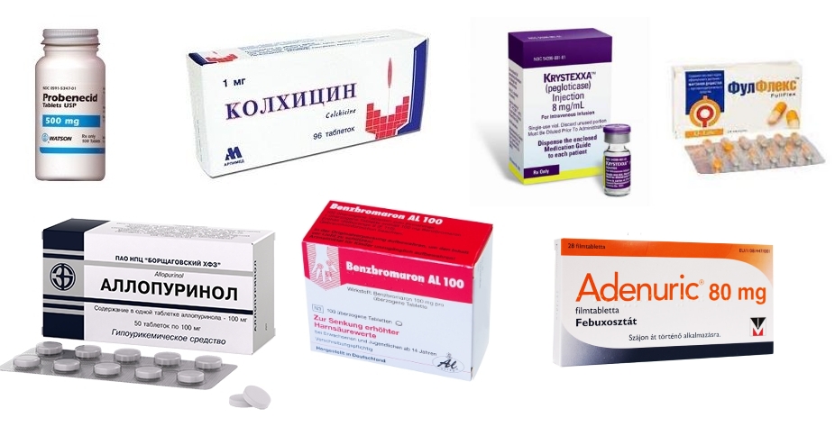 Препараты при подагре Препараты при подагре
